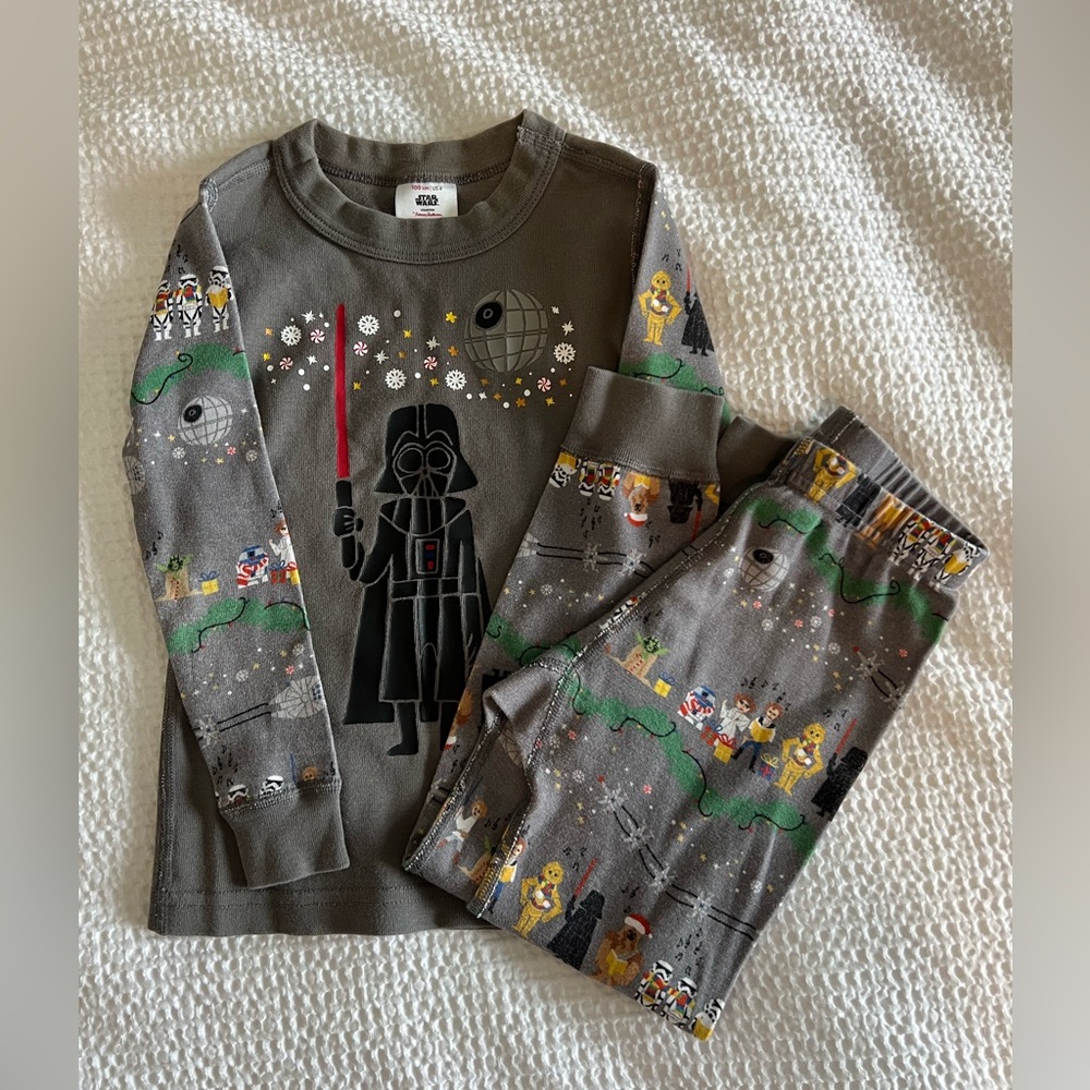 Star Wars Christmas Pajama Set Sz 4